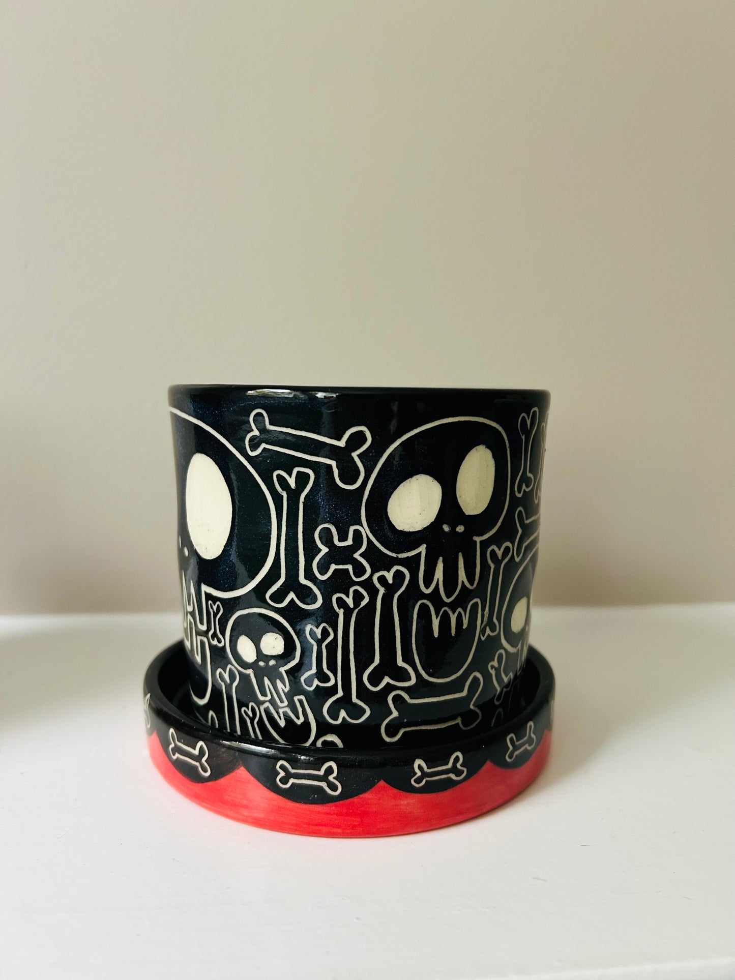 Skull & Bones Planter