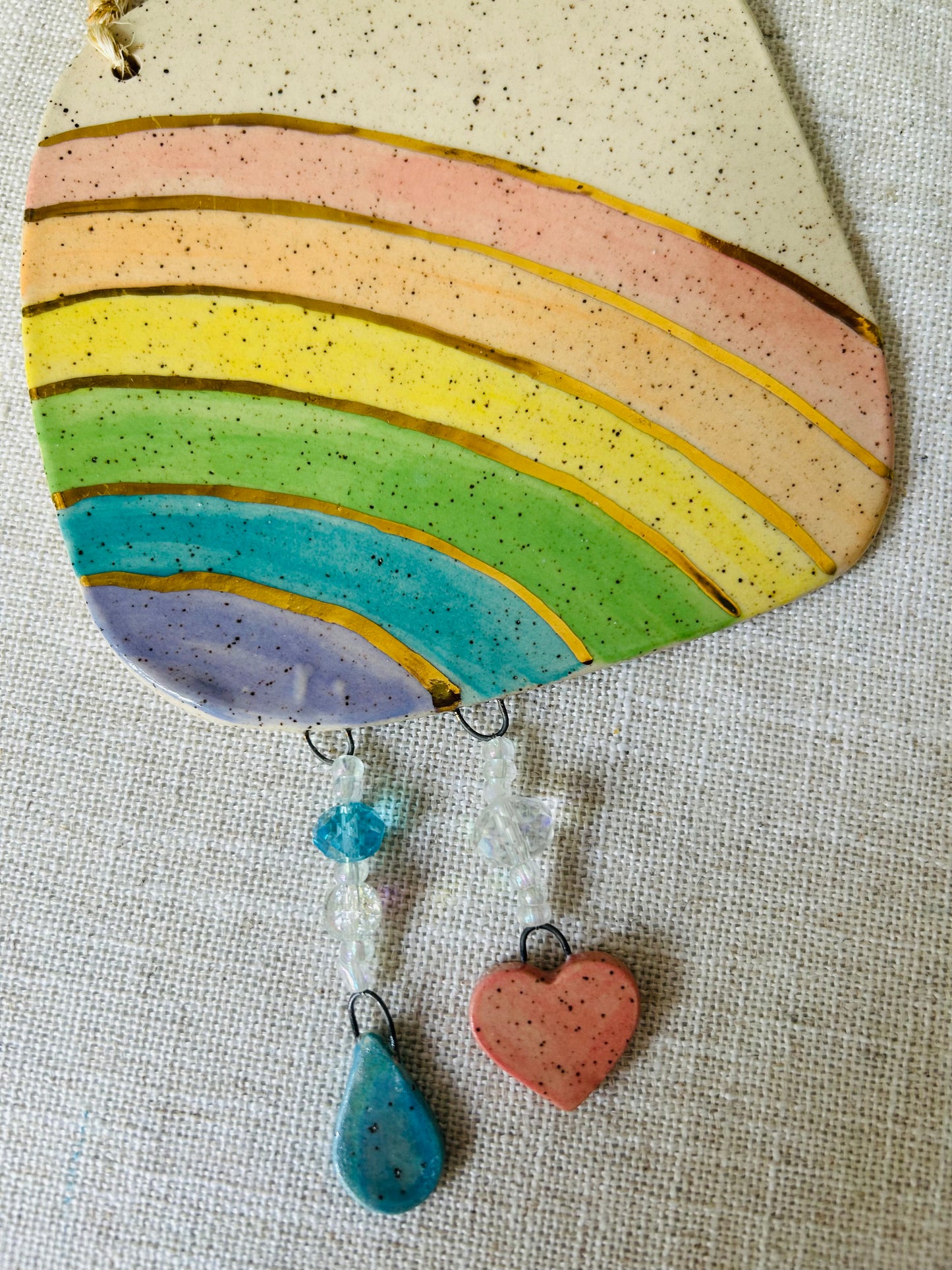 Rainbow Wall Decor: Crystal medium