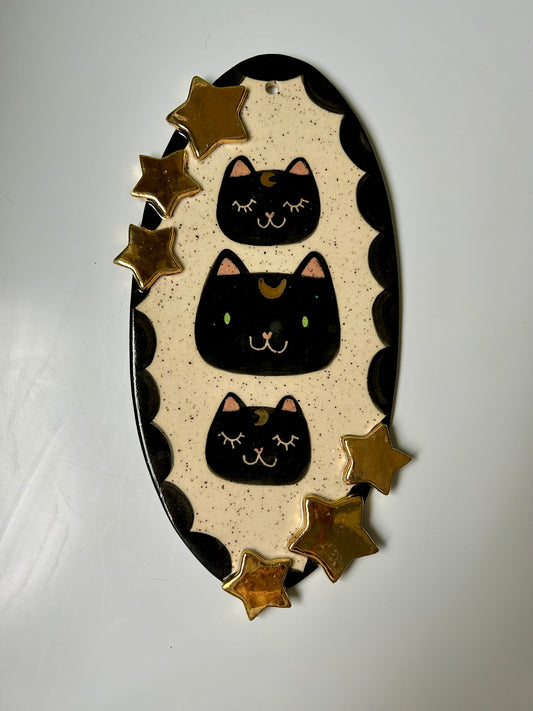 Cat Wall Decor: Starry large