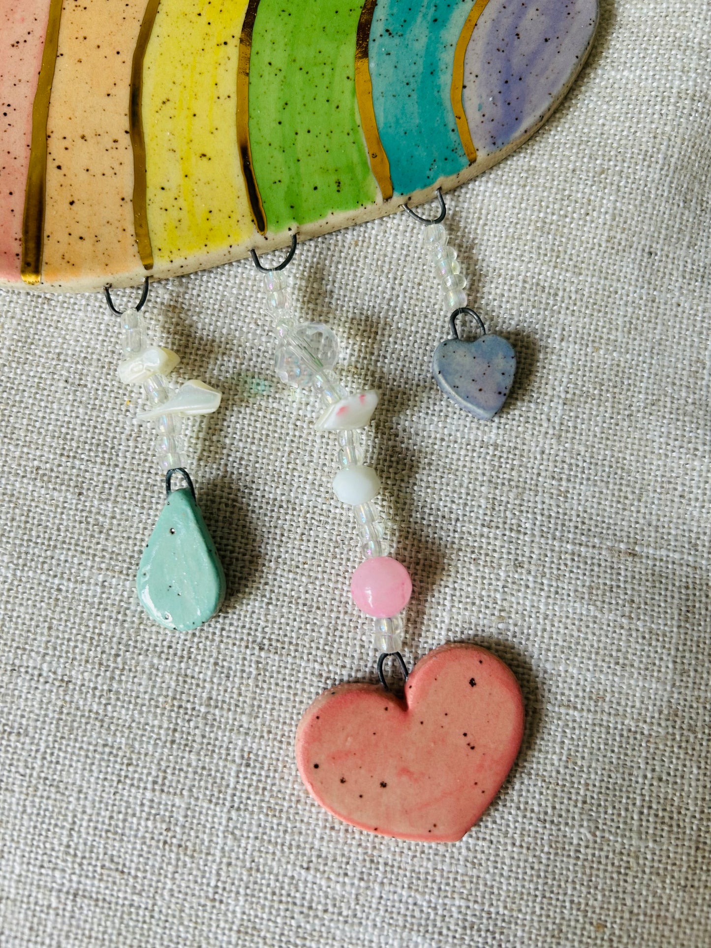 Rainbow Wall Decor: Beachy