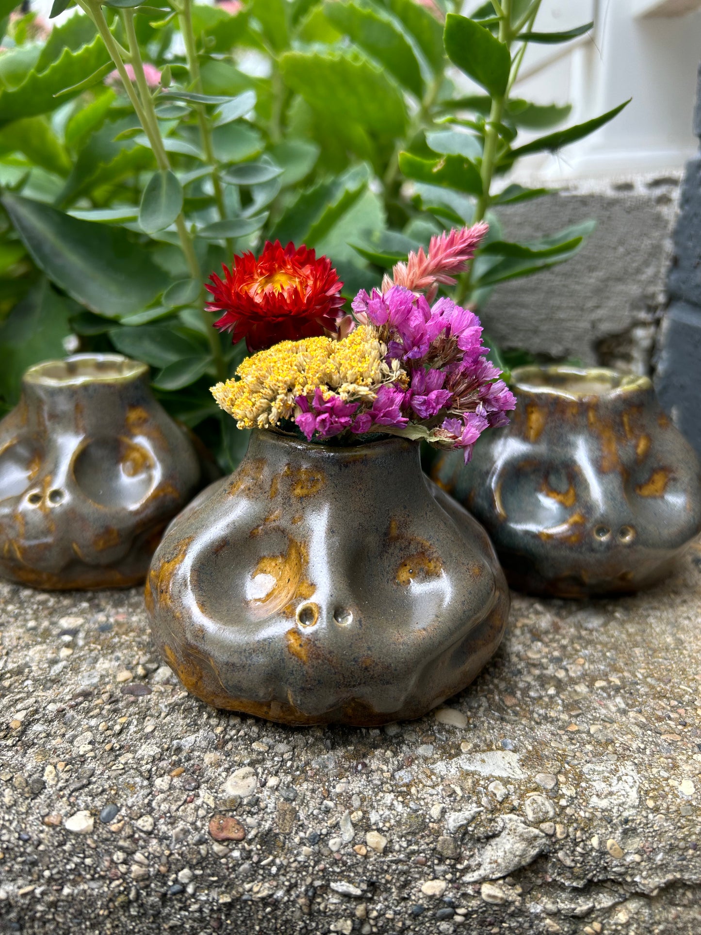 Skull mini vase - ashes to ashes