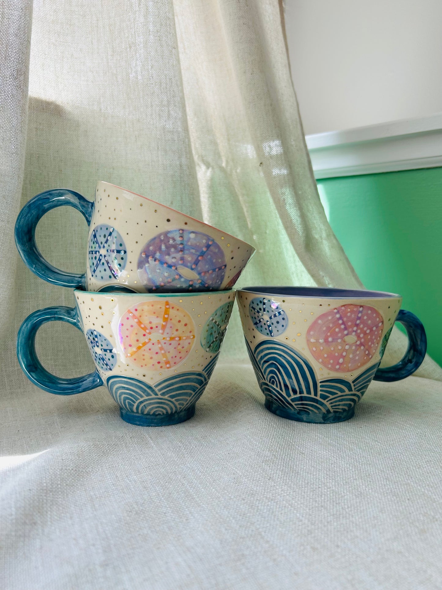 Sealife Mug- Sea Urchins