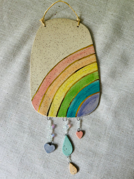 Rainbow Wall Decor: Crystal