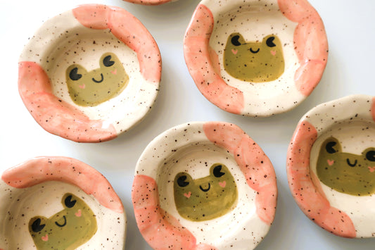 Frog Mini Round Trinket Dish