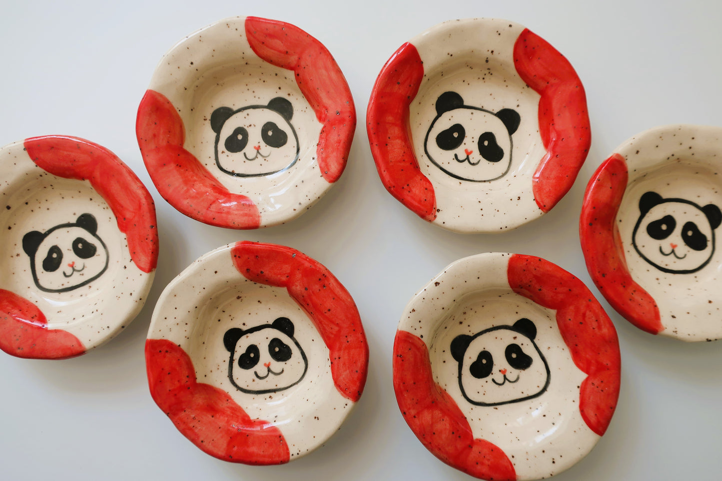 Panda Mini Round Trinket Dish