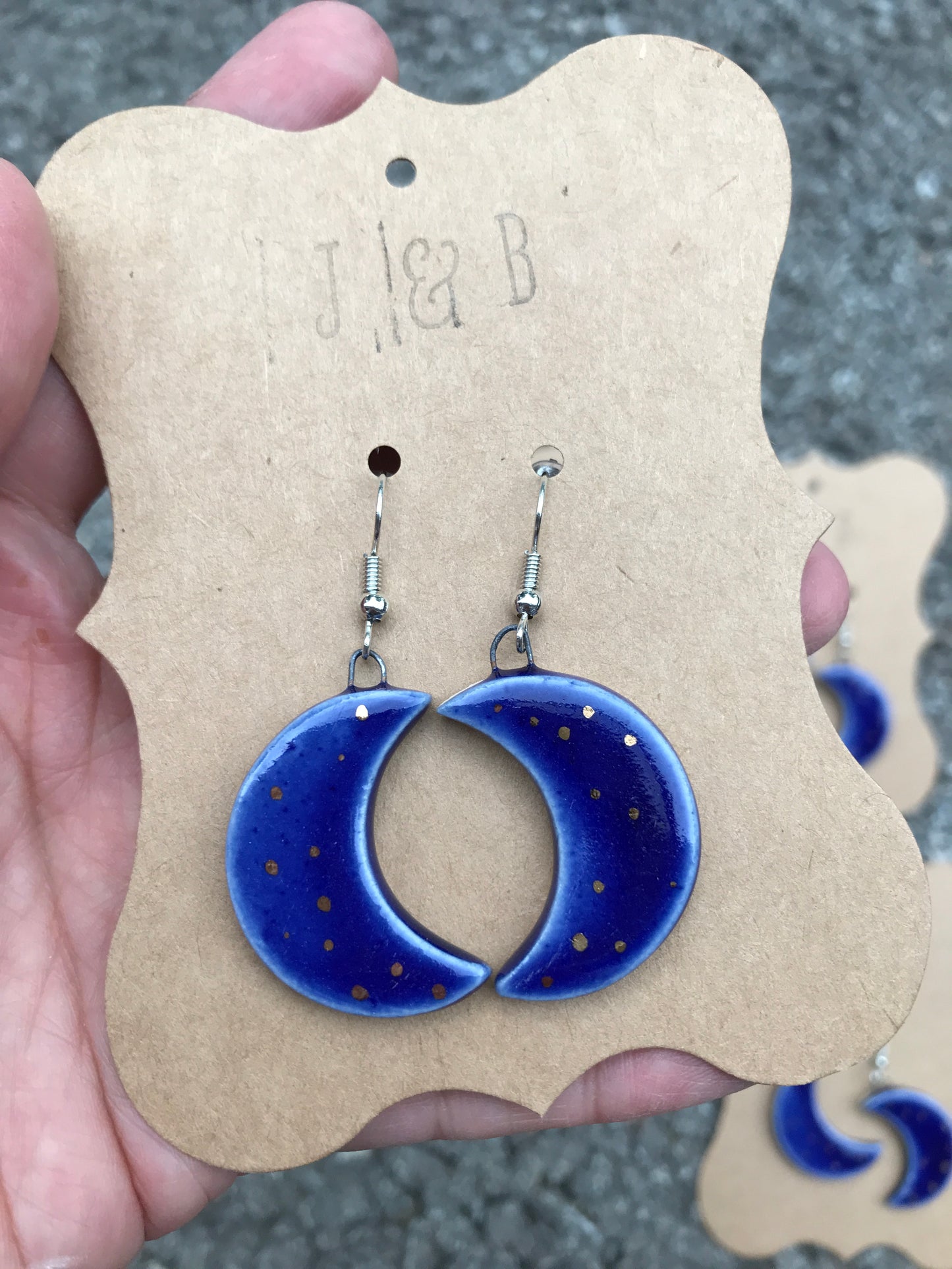 Moon Earrings - Once in a Blue Moon