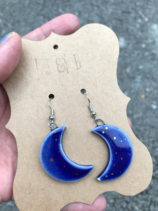 Moon Earrings - Once in a Blue Moon