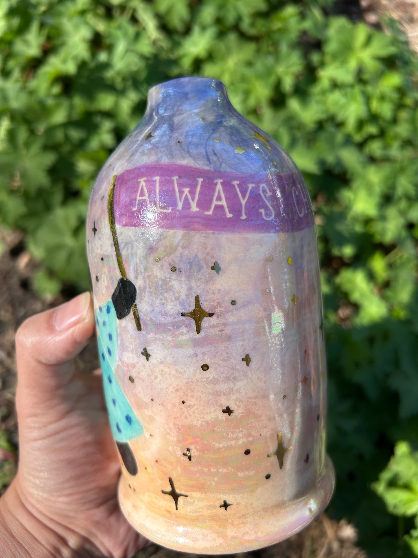 Cat Vase- Always Choose Kindness