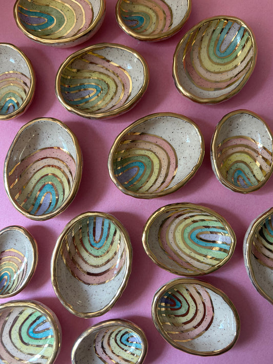 Rainbow Trinket Dish