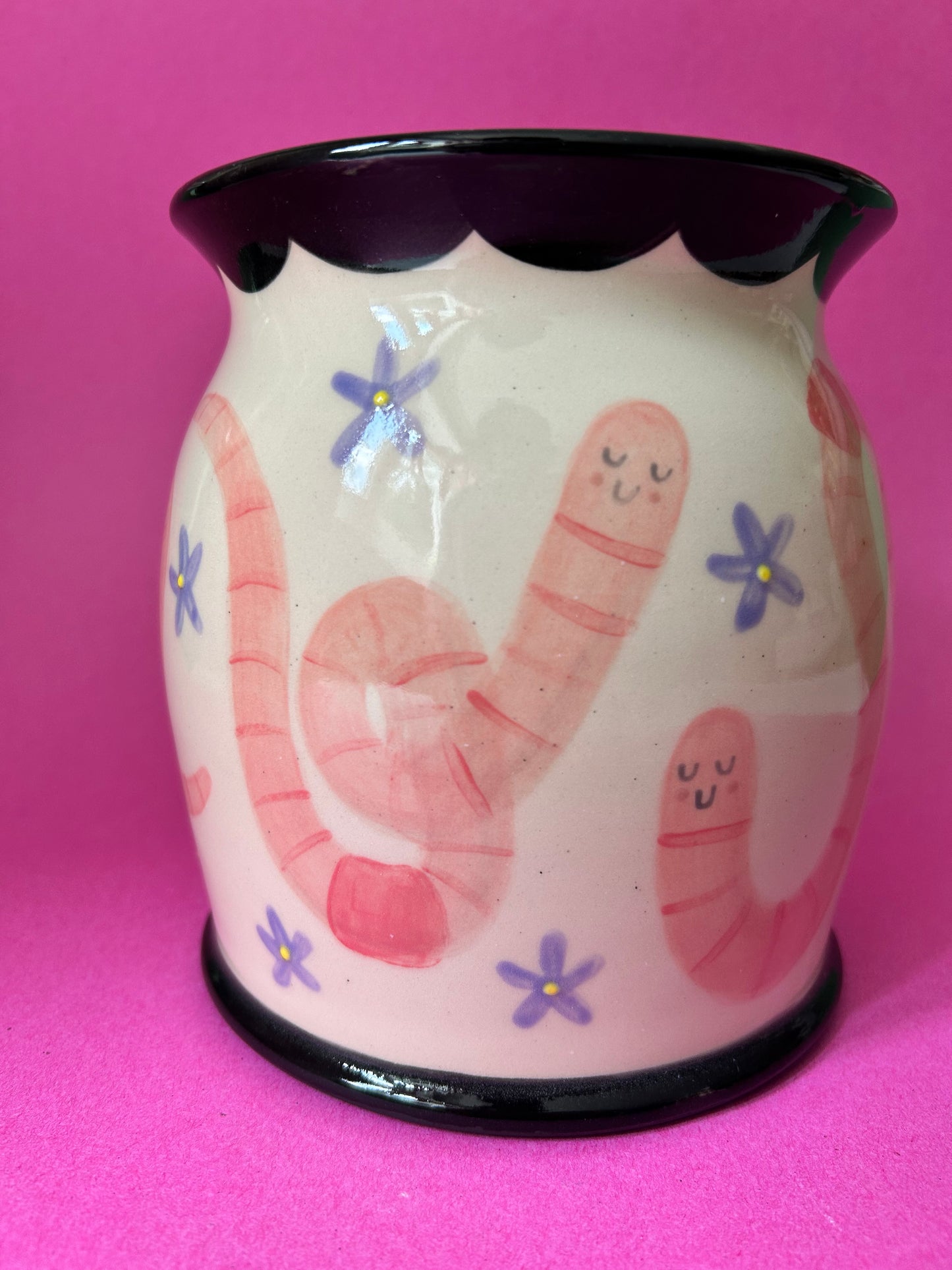 Worm Utensil Crock