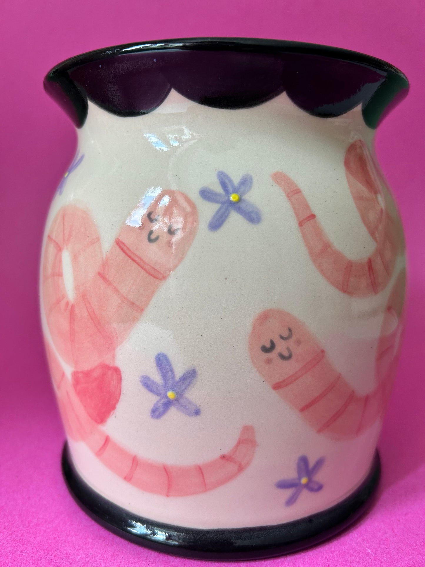 Worm Utensil Crock