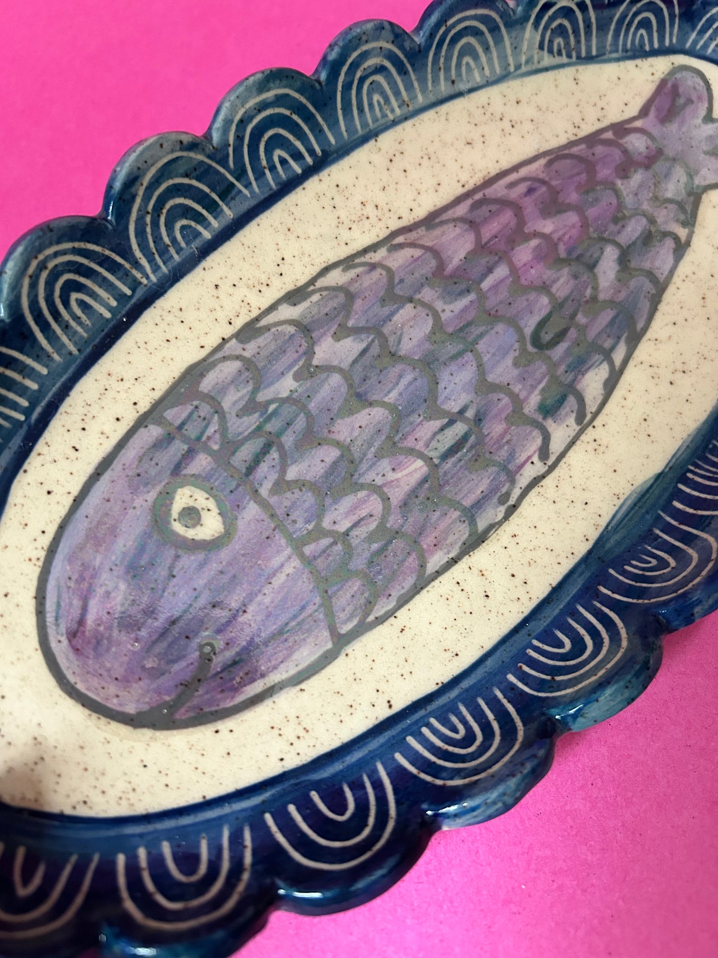 Sealife Trinket dish- sparkle fish
