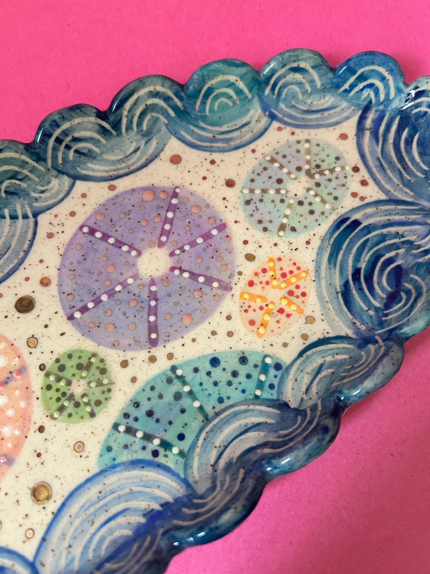 Sealife Trinket dish-  sea urchins