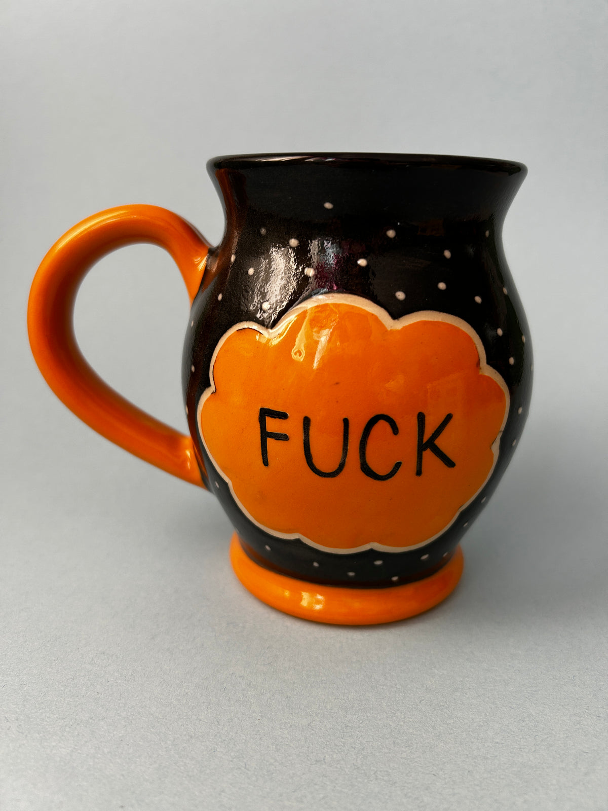 Fuck Mug- Temperemental Tangerine