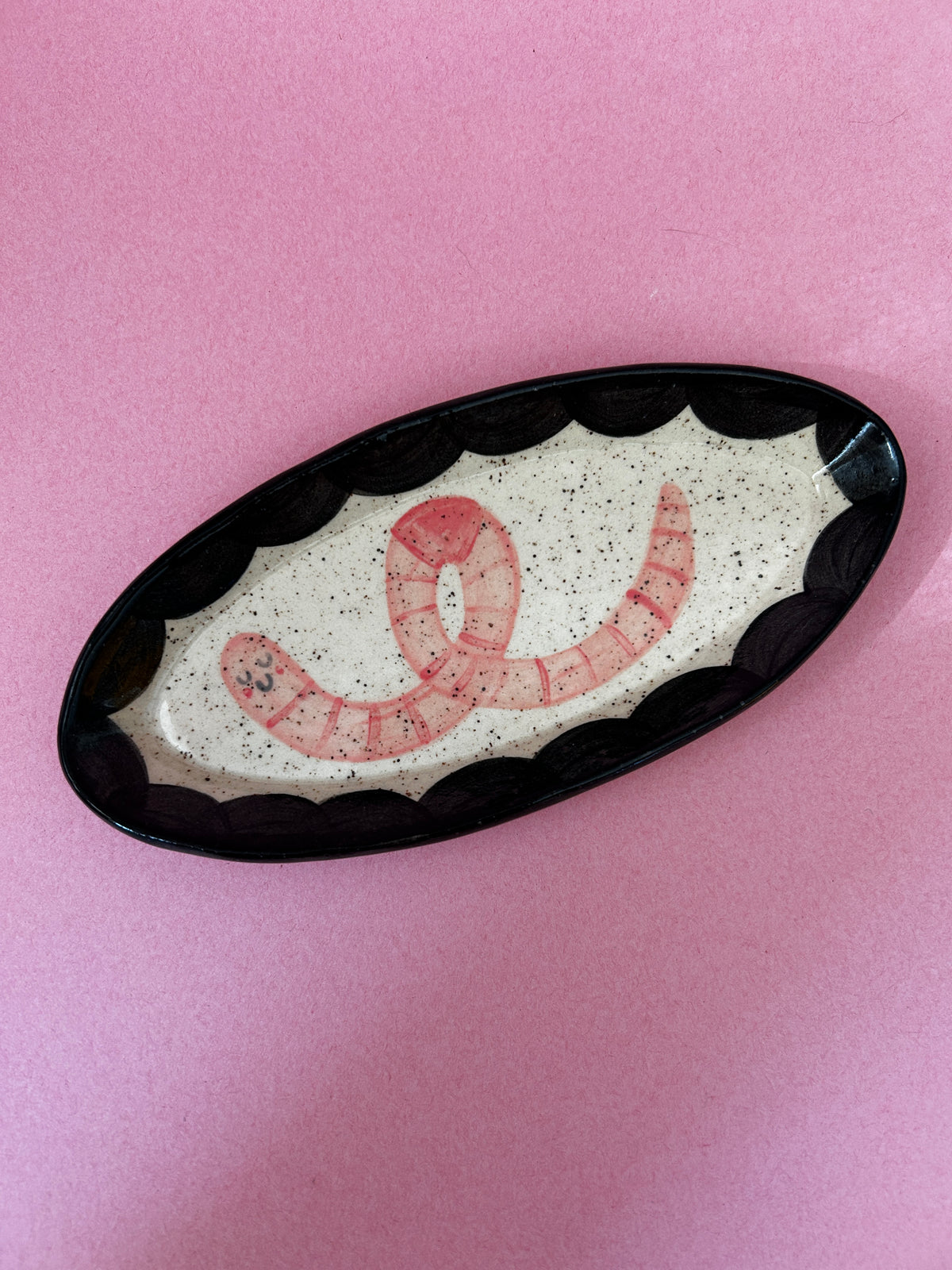 Worm Trinket Dish- Dottie