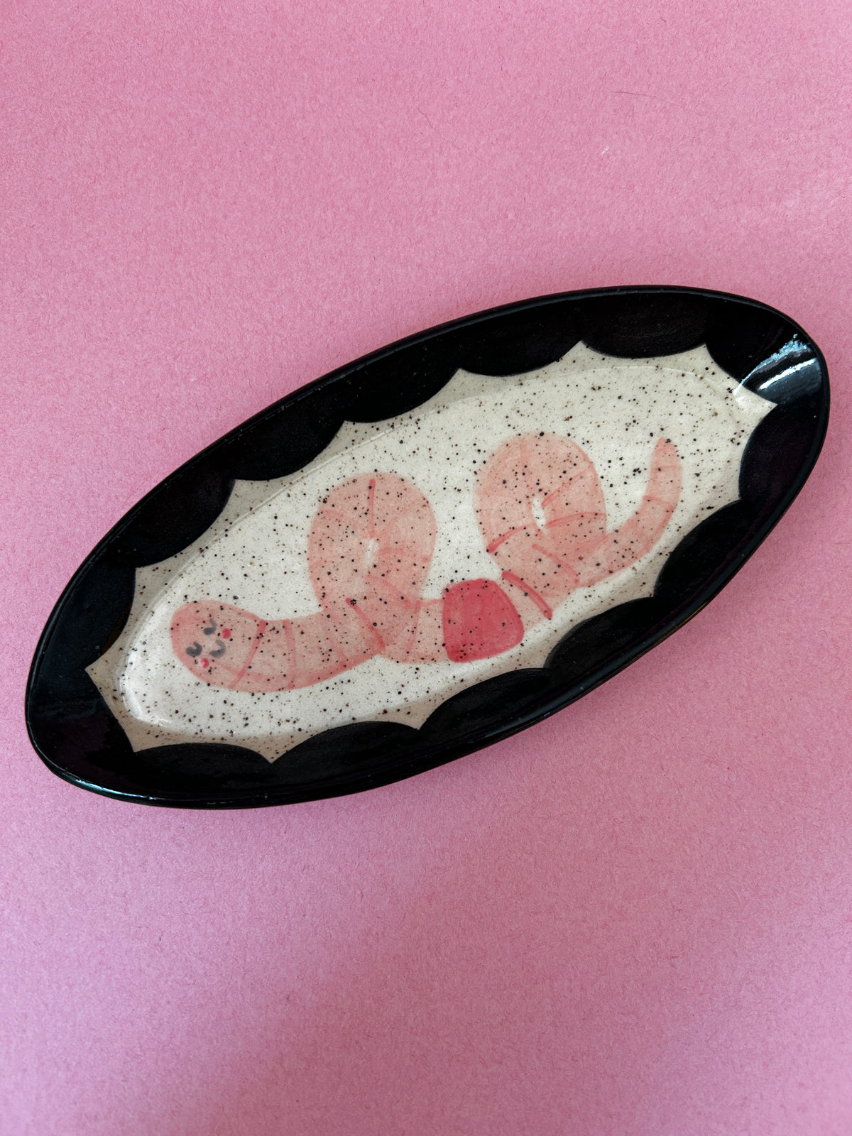 Worm Trinket Dish- Dottie