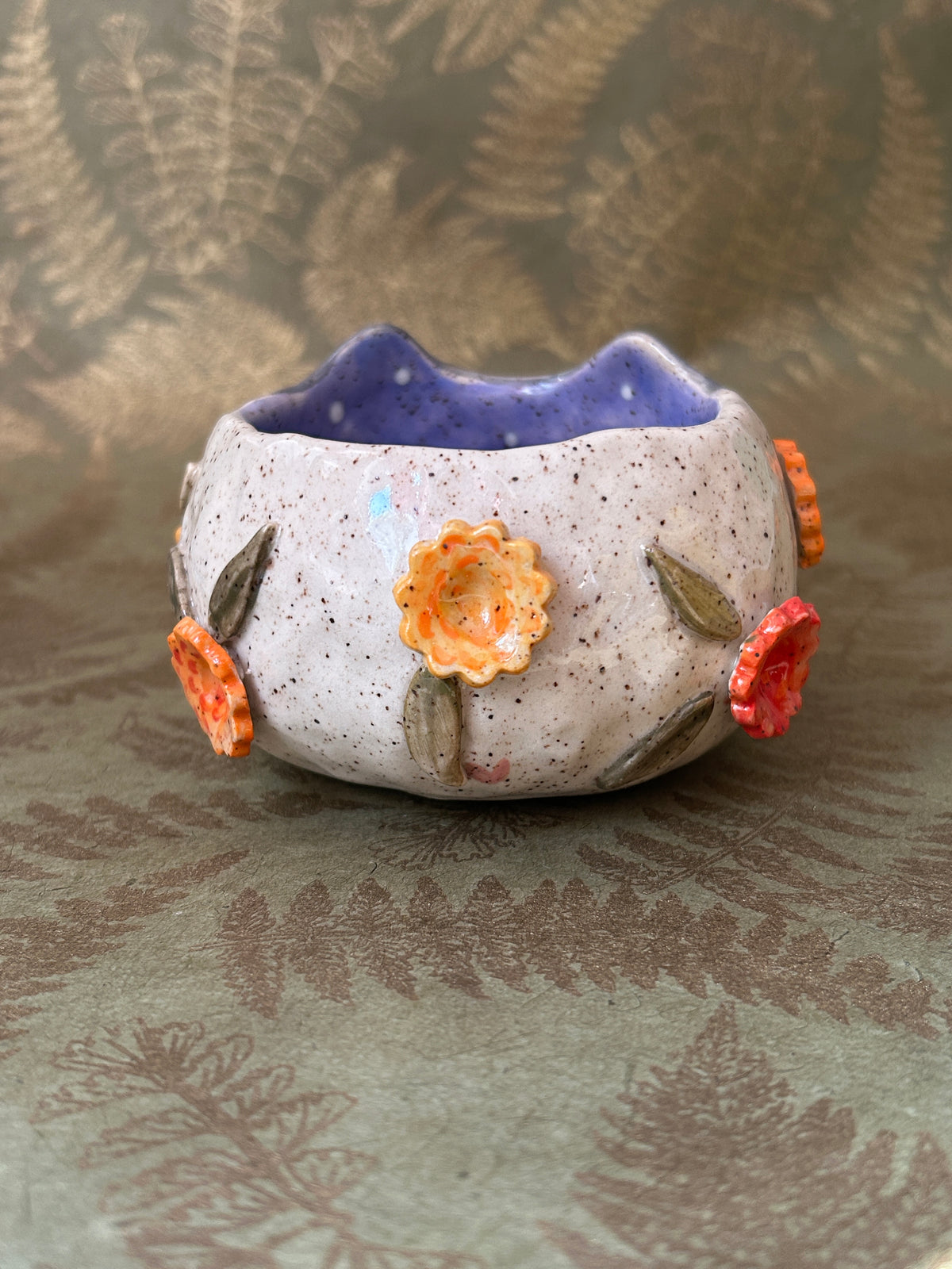 Cat Cup- Marigolds