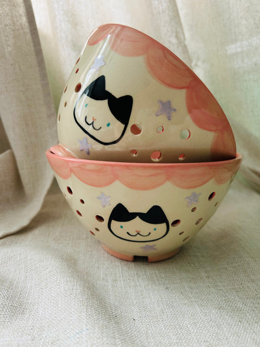 Cat Berry Bowl- Stars
