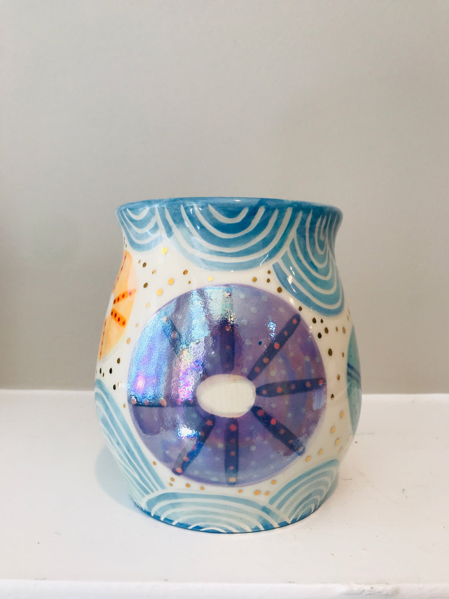 Sealife Vase or Cup - Sea Urchins