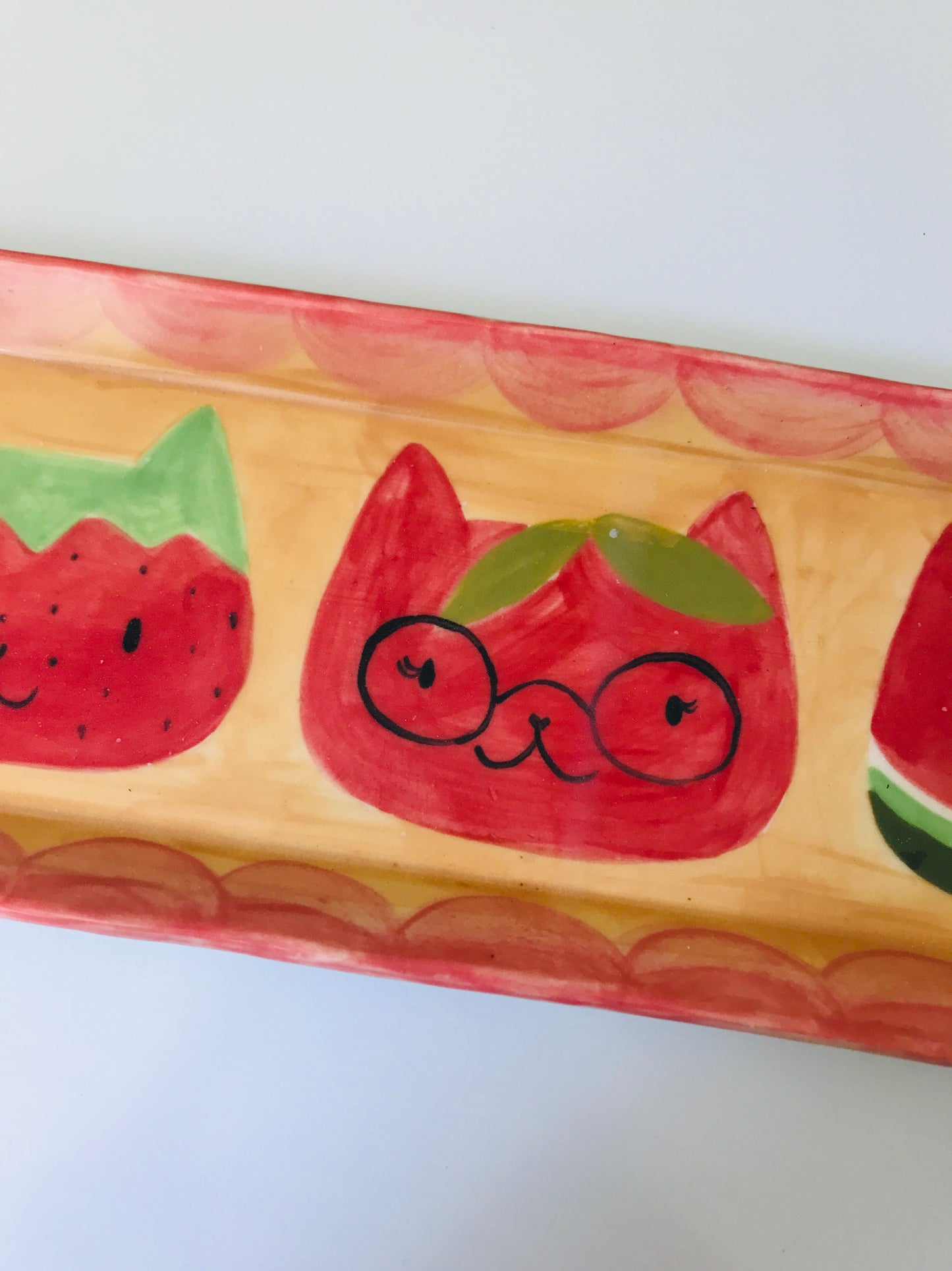 Cat Platter- Fruits Cats