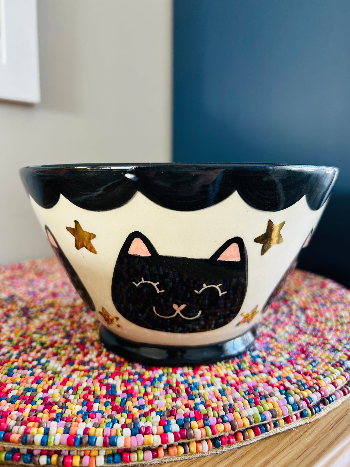 Cat Ramen Bowl- Starry