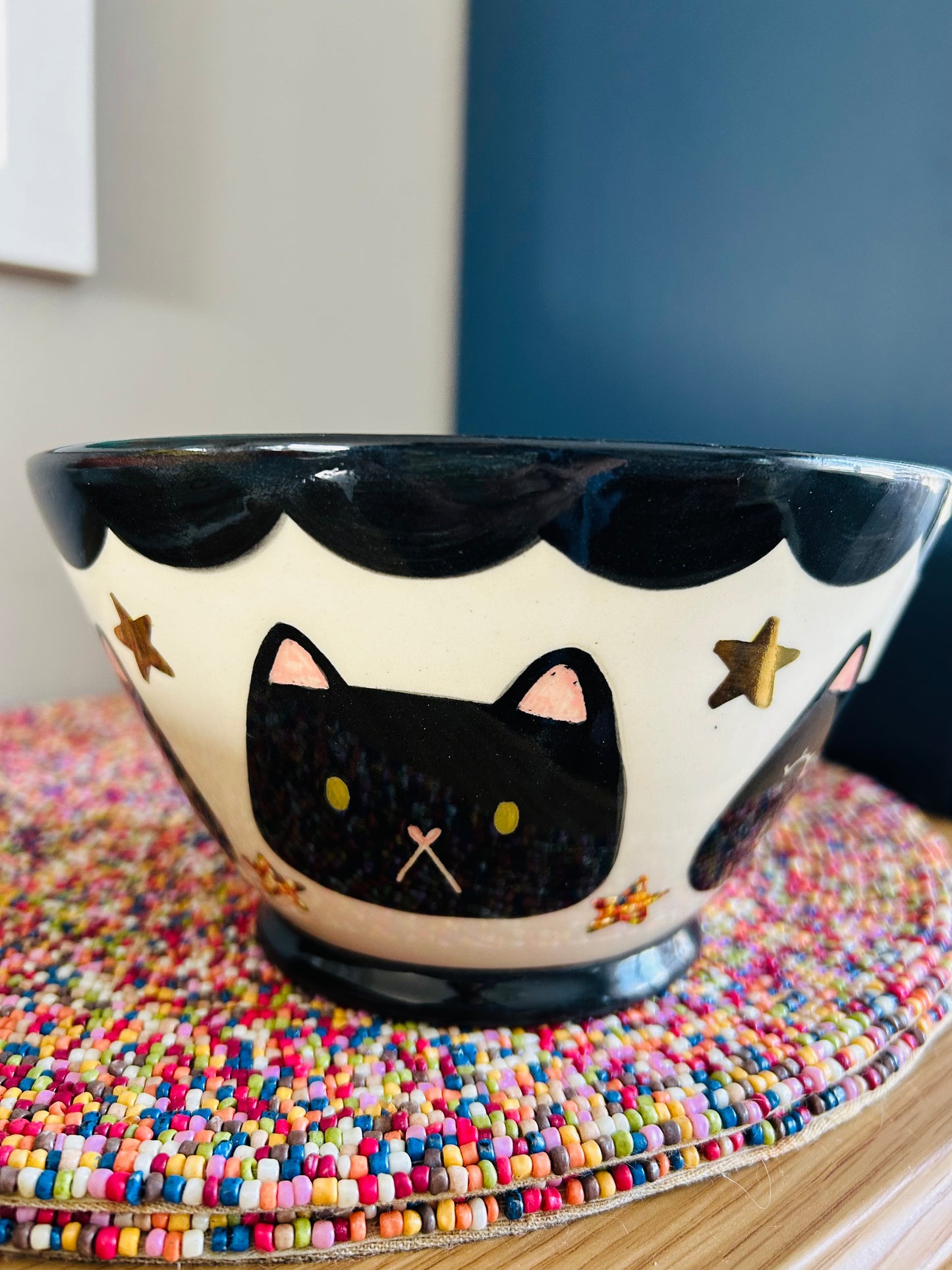 Cat Ramen Bowl- Starry