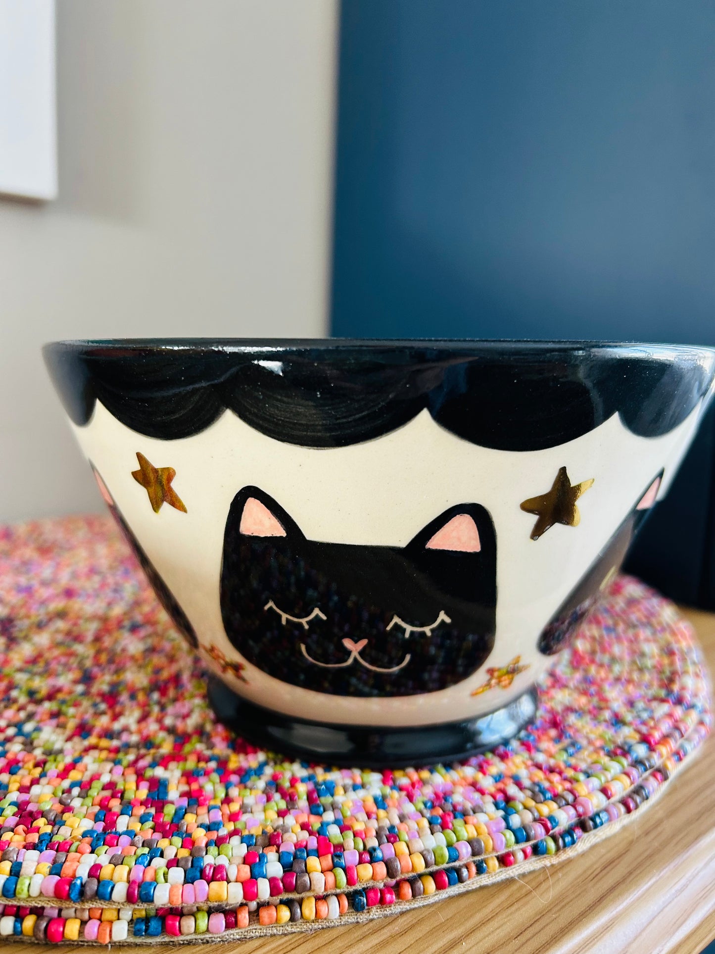 Cat Ramen Bowl- Starry