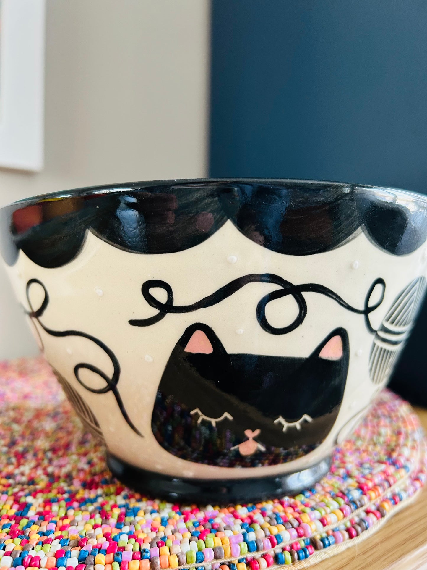 Cat Ramen Bowl- Black Cat Parade